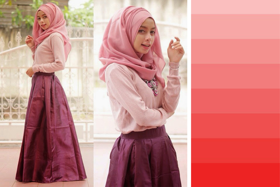 61 Warna Jilbab Untuk Baju Warna Cream 